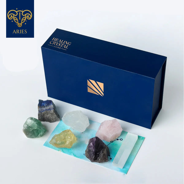 Aries Zodiac Crystal Sets Healing Crystal Home