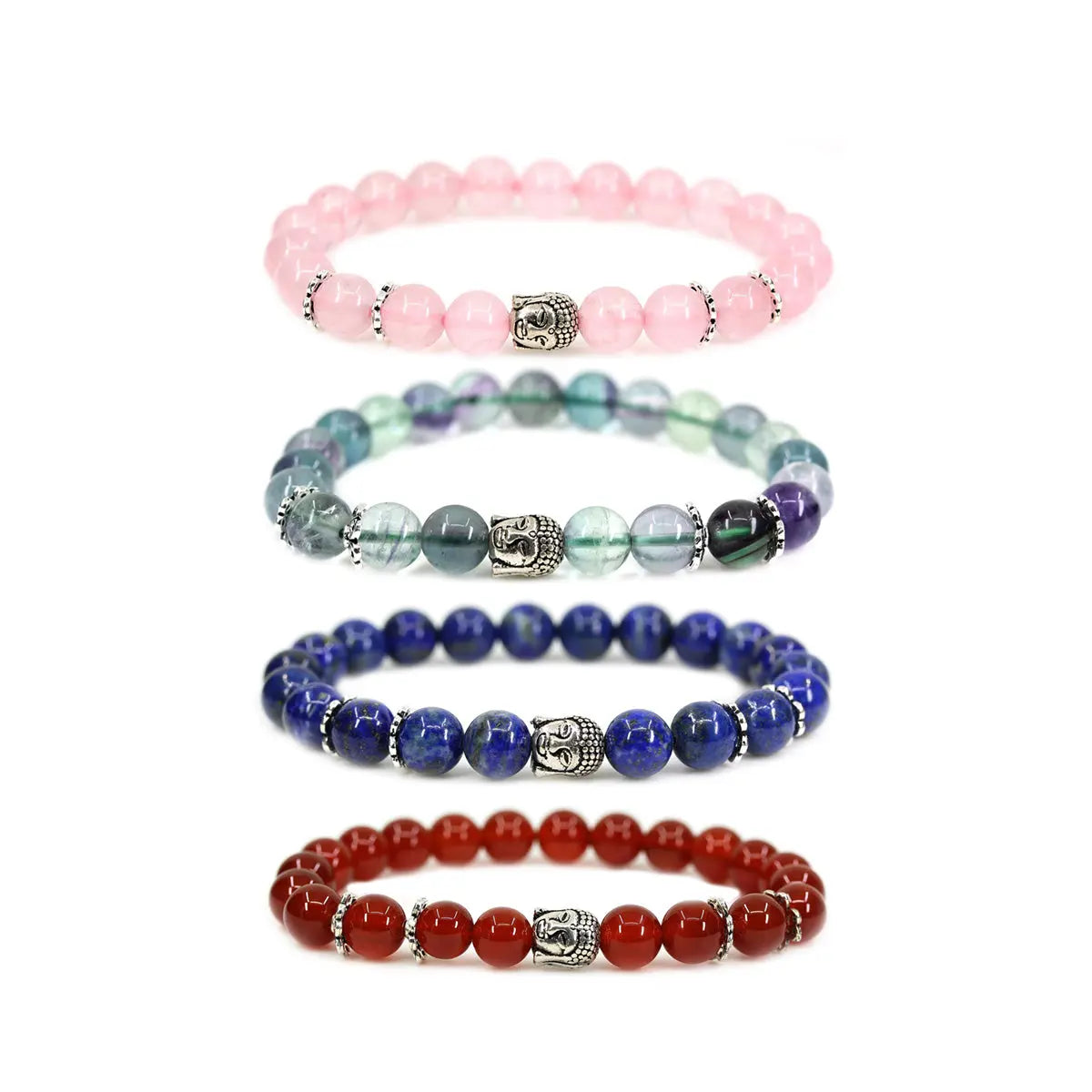 Feng Shui Buddha Crystal Bracelet - 16 Different Crystals Healing Crystal Home
