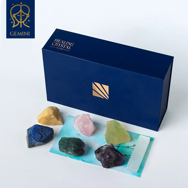 Gemini Zodiac Crystal Sets Healing Crystal Home