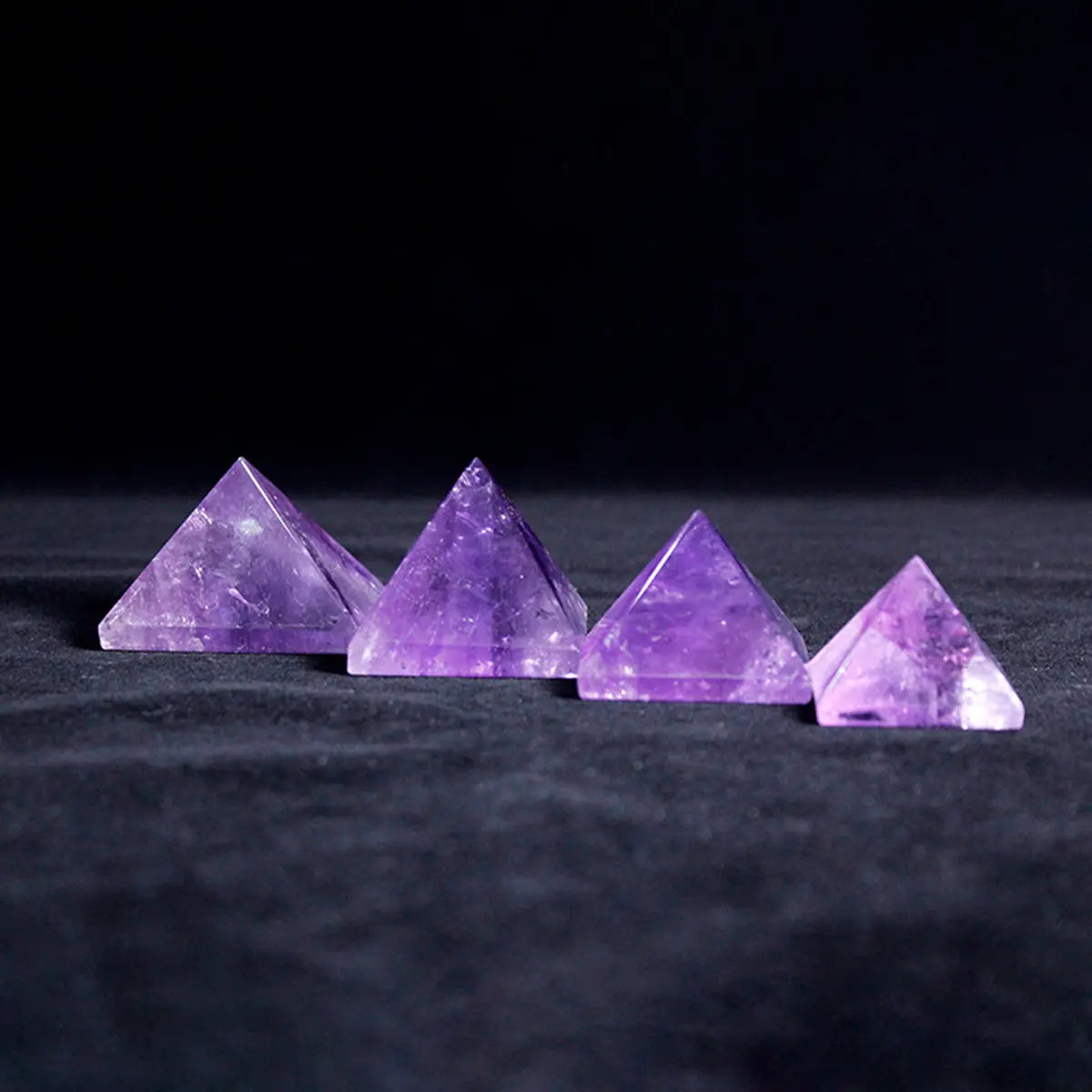 Natural Crystal Amethyst Pyramid Healing Crystal Home
