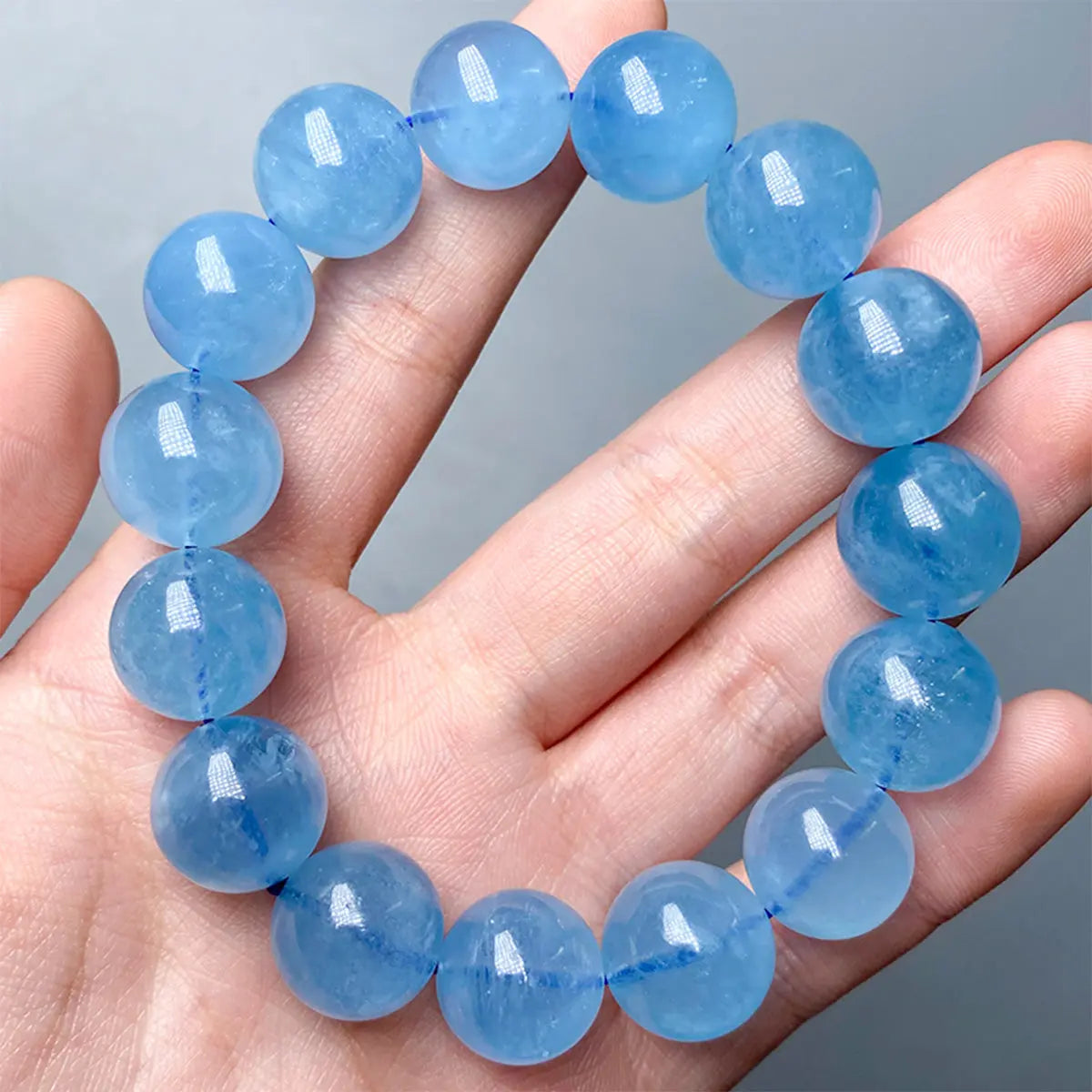 Buy Aquamarine Miracle Crystal Bracelet Online From Premium Crystal Store  at Best Price - The Miracle Hub