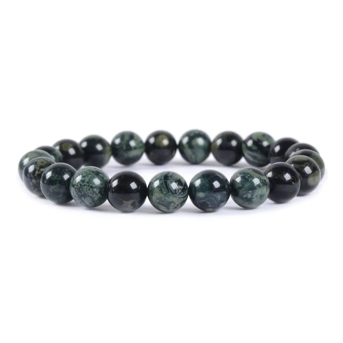 Round Beads Stretch Bracelet 7 Inch Unisex - 47 Different Crystals Healing Crystal Home